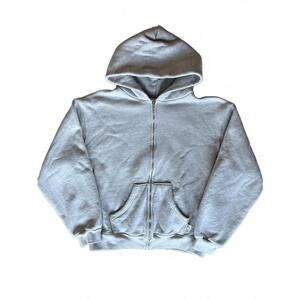 Akimbo Club Puffy Fleece Heather Grey Zip XL